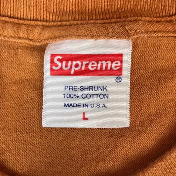 2019 Supreme American Picture Burnt Orange T-shirt